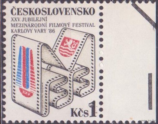 ЧЕХОСЛОВАКИЯ 1986 год ** Фестиваль фильмов //ДЕК
