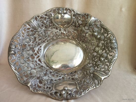 Ваза для Фруктов, серебрение. Европа