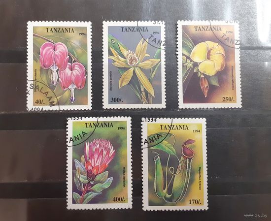 Танзания. 1994 год. Флора. Цветы (300)