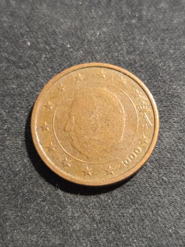 Бельгия 2 евроцента 2000