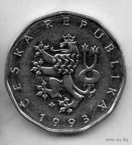 ЧЕШСКАЯ РЕСПУБЛИКА. 2 КРОНЫ 1993