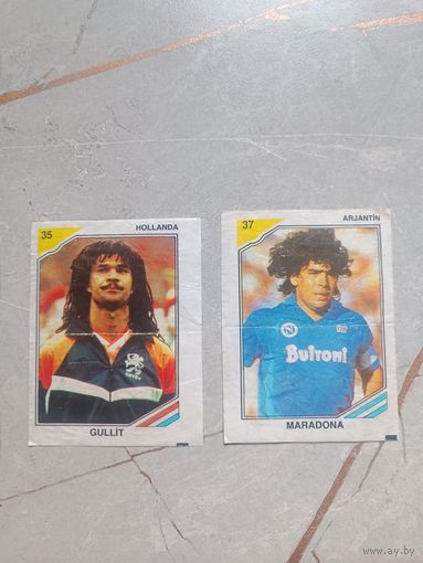 Вкладыши от жвачки Final 88 Финал 88 Футбол