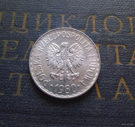 1 злотый 1980 Польша #01 UNC