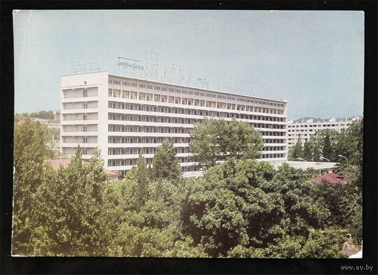 Панов В. Сочи. Гостиница Чайка. 1971 год. Виды городов. Чистая #0214-V1P107