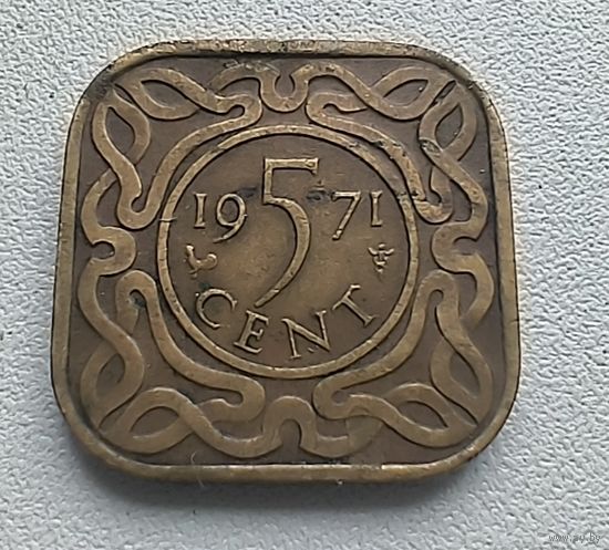 Суринам 5 центов, 1971 1-11-13