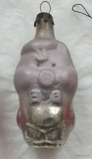Ёлочная игрушка поросенок