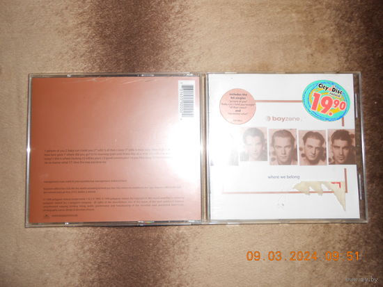 Boyzone – Where We Belong /CD