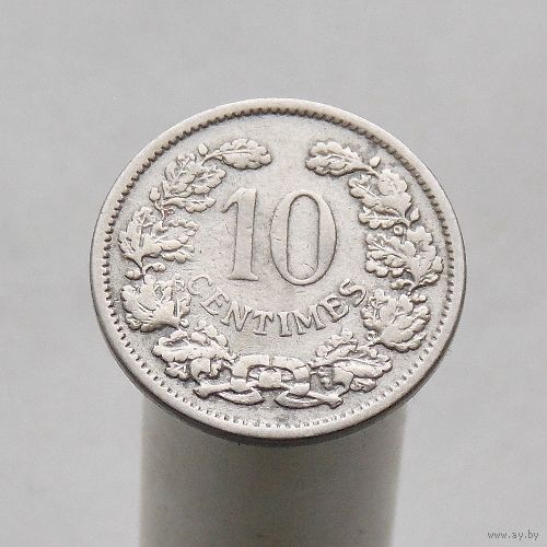 Люксембург 10 сантимов 1901