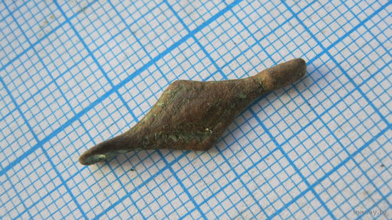 Привеска древняя. Бронза, литье.