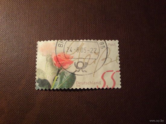 Германия 2003 г.Роза приветствие.
