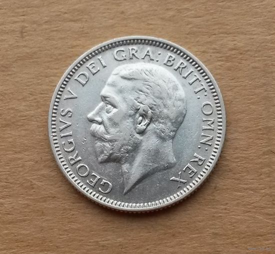 Великобритания, шиллинг 1929 г., серебро 0.500, Георг V (1910-1936)