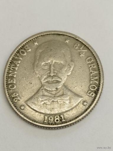 Доминикана 10 сентаво 1981