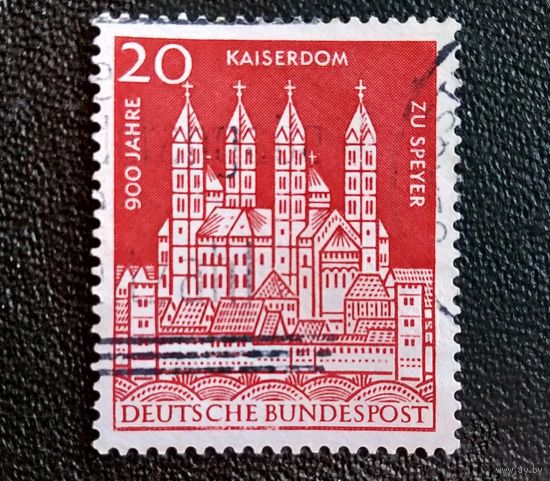 Марка Германия 1961 год 900-летие Шпейерского собора