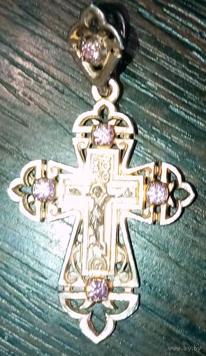 СЕРЕБРЯНЫЙ КРЕСТИК 925ПР. 2,7ГР. С РУБЛЯ.