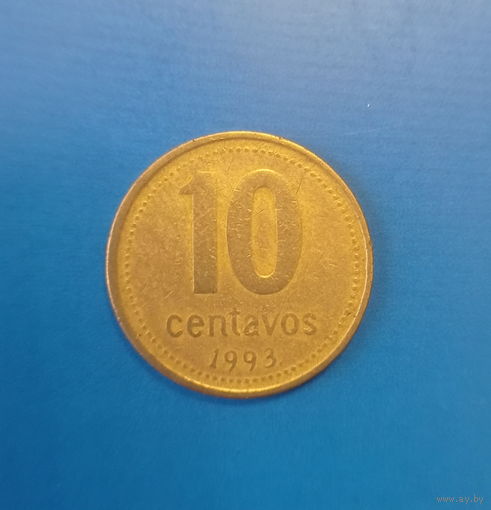 Аргентина 10 сентавос 1993 год
