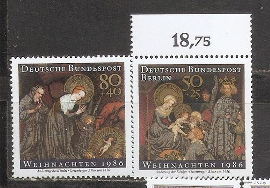 ФФ5 ФРГ Берлин 1986 Рождество