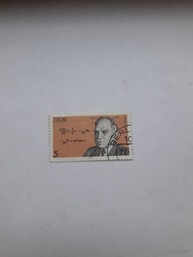 ГДР Лауреат Нобелевской премии по химии 1944 О. Ган