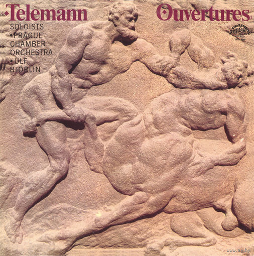Telemann, Prague Chamber Orchestra, Ulf Bjorlin, Ouvertures, LP 1980