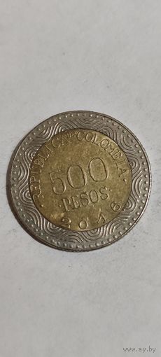 Колумбия 500 песос 2016