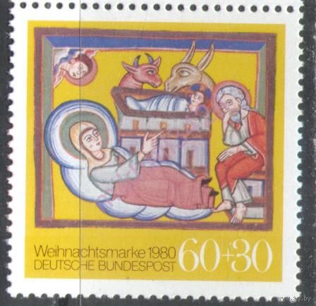 Рождество Псалтырь Праздники Религия Христианство 1980 ФРГ Германия 1м п/с **