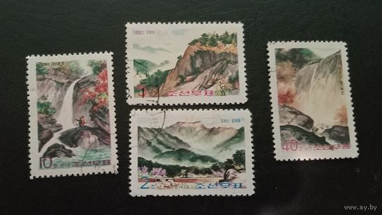 Марки Северная Корея 1973г.