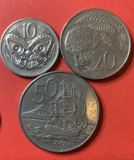 Новая Зеландия 3 монеты