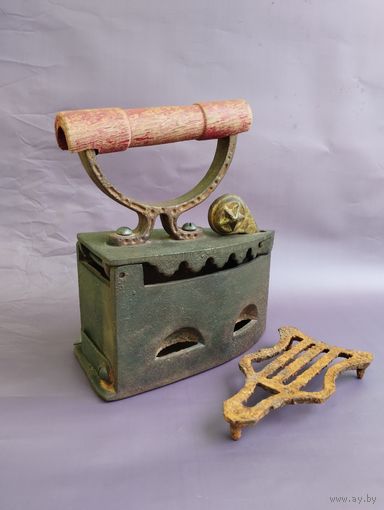 Мексика, редкий угольный утюг  со Звездой и клеймами