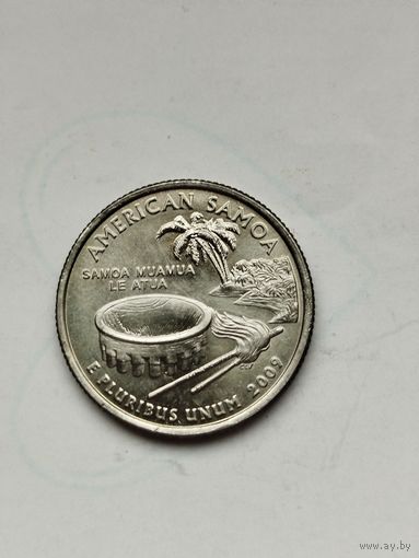 25 центов США. Американское Самоа.