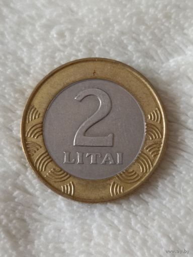 Литва. 2 лита 1999 года. (2). (4)