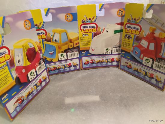 Маленьким коллекционерам машинок((4  мини машинки Литл Тайкс( MGA Entertainment в блистере)+4 машинки с ручкой),одним лотом