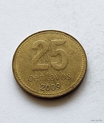 Аргентина 25 сентаво, 2009