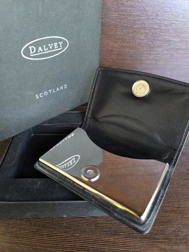 Визитница Dalvey Scotland Натуральная кожа Нержавеющая сталь