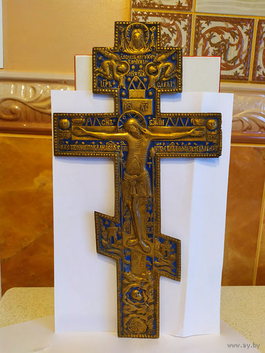 Крест икона бронзавый.