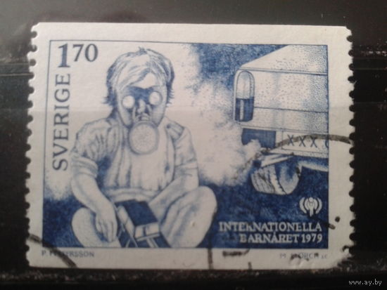 Швеция 1979 Межд. год ребенка, автомобиль