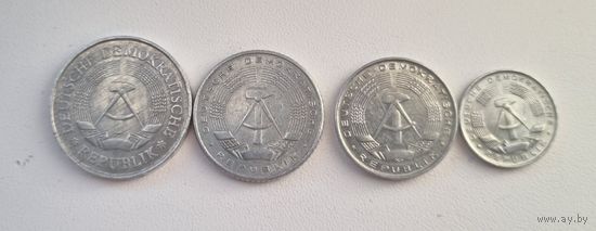 Алюминиевые монеты ГДР