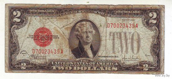 США, 2 доллара 1928 год -3