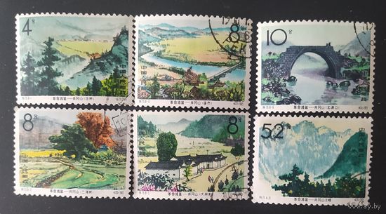 Китай 1965 Ландшафты , 6 из 8.