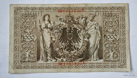1910 год Германия 1000