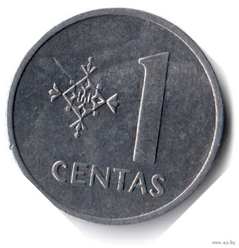Литва. 1 цент. 1991 г.