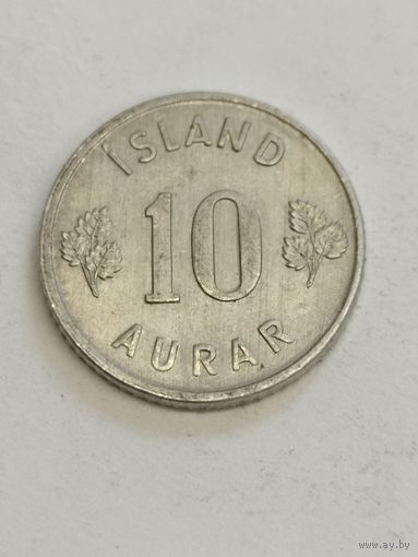 Исландия 10 аурар 1971