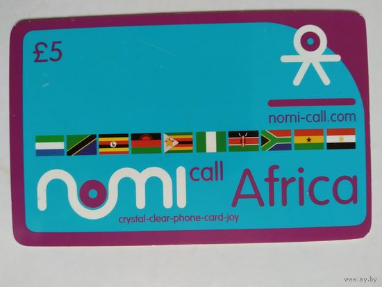 Телефонная карта. Англия