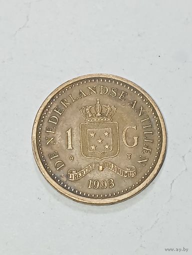 Антильские острова 1 гульден 1993 года .