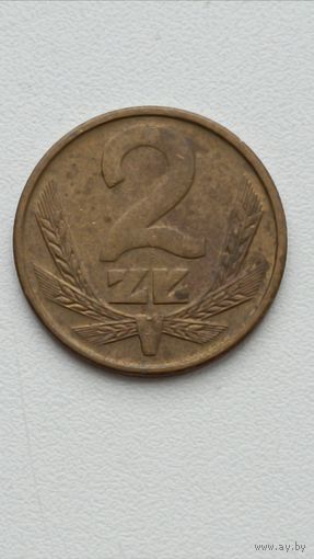 Польша. 2 злотых 1985 года.