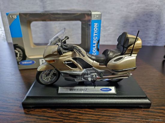 BMW K1200 LT модель мотоцикла коллекционная 1:18 Welly игрушка мотоцикл