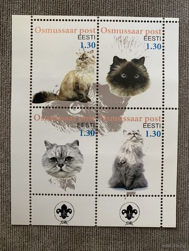 Эстония. Породы домашних кошек. Полная серия