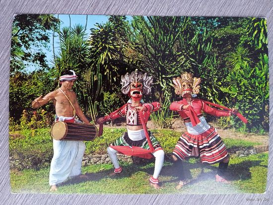 Этнография. Цейлон. Танец масок