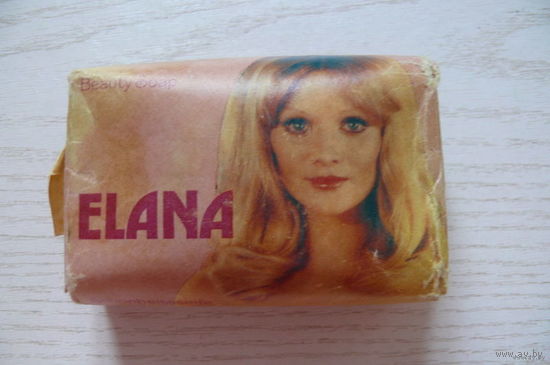 Мыло косметическое времен СССР. Elana, 100 г, производство ГДР, фабрика Riesa.