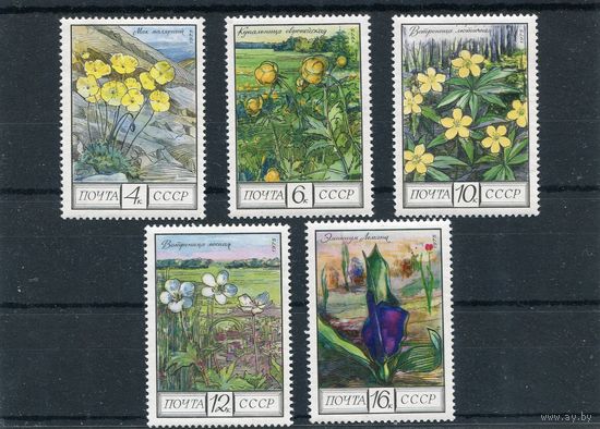 СССР 1975. Флора. Цветы