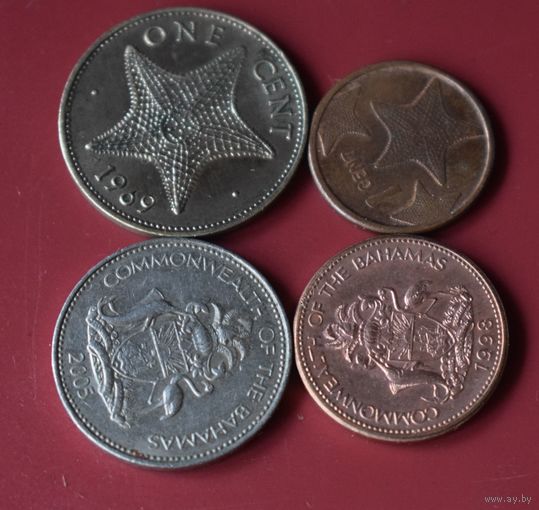 Багамы 4 монеты