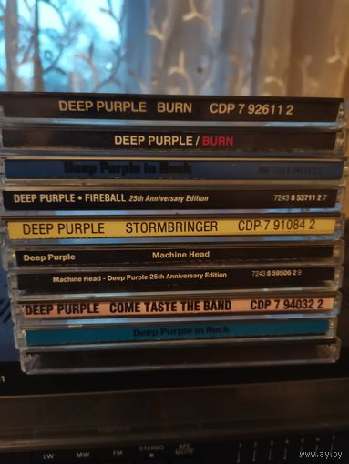 9pcs audio CDs Albums deep purple 10р за диск